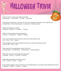 This covers everything from disney, to harry potter, and even emma stone movies, so get ready. 10 Best Halloween Candy Trivia Questions Printable Printablee Com