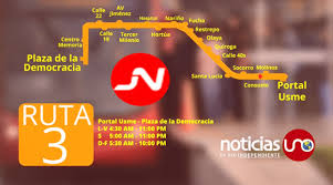 El planeador de viaje de transmilenio s.a. Rutas Transmilenio Ruta 3 Portal Usme Plaza De La Democracia Joanpa Com