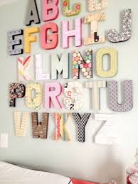 Elin S Vintage Modern Nursery Project Nursery Cardboard Letters Kids Playroom Girls Playroom