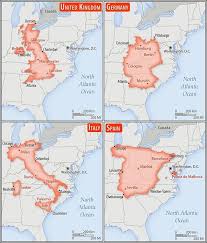 First of all, i am neither french, nor german, nor american, but have been living in france for over 10 years and prior to that, another 10 years in germany. Size Comparison Between Uk Germany Italy And Spain And The 48 Contiguous Us States Land Area Us Steemit