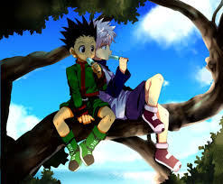 gon et killua mangeure de glace killua hisoka hunter x hunter