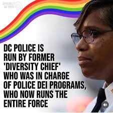 OFFICIALLY SO TIRED DC POLICE IS RUN BY FORMER 'DIVERSITY CHIEF' WHO WAS IN  CHARGE OF POLICE DEI PROGRAMS, WHO NOW RUNS THE ENTIRE FORCE