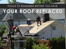 Save you the money and hassle of getting a full roof replacement later. Things To Remember Before You Have Your Roof Replaced