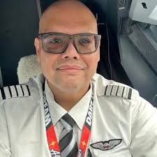 Capt Tan Yew Jin & me flying together, on-air but