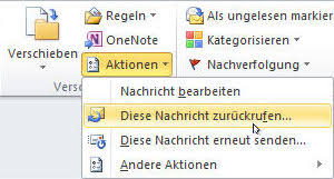 · öffnen sie die gesendete nachricht, indem die doppelt darauf klicken. E Mails Erneut Senden Und Zuruckrufen