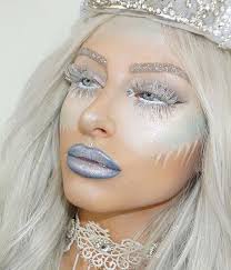 Glam Halloween Makeup Ice Queen Halloween Makeup Winter Queen Makeup Hallowee Engel Make Up Halloween Makeup Schminken