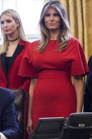 Melania Trump Wears A Yellow Dior Gown To Meet The Australian Prime Minister Dior Gown Fashion First Lady