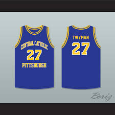 Jack Twyman 27 Central Catholic High School Pittsburgh Vikings Blue  Basketball Jersey — BORIZ