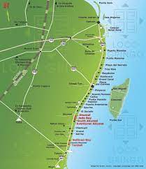Tulum On A Map Mexico's Caribbean Coast | Loco Gringo