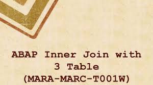 The joining of 3 tables is important scenario in most of reporting tools and techniques.in reporting user needs to fetch the data from multiple tables and using. 3 Tables Inner Join In Abap Program Youtube