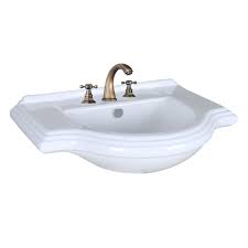 vintage console sink bathroom 8