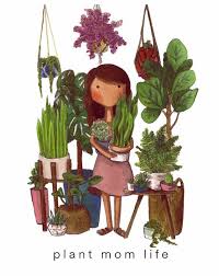 Plant Mom Life Print From Original Etsy Plant Art Plants Ilustration Art