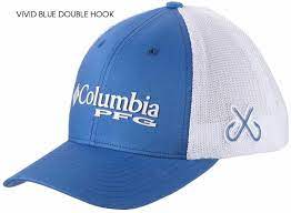 Columbia Pfg Mesh Snapback Ball Cap In Vivid Blue 1585791 Hats For Men Columbia Pfg Ball Cap