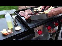 How To Grill On A Flat Top Outdoor Cooking Recipes Grilled Dinner Flat Top Grill