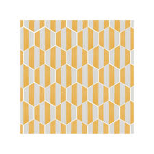 Natual slate mosaic tile,with mesh or net. Naples Hexagon Yellow 22 8cm X 19 8cm Wall Floor Tile