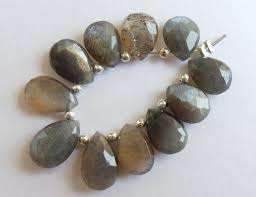 11 Pcs Natural Sunstone Moonstone Gemstone Briolettes Faceted Pear Shape 10x8 13x8 Mm Gemstone Jewellery Supply Wholesal Gemstones Moonstone Jewelry Supplies