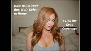 Thanks for watching my updated hair color video! How To Get Your Best At Home Hair Color My Strawberry Blonde Formula Grey Coverage Tips Youtube