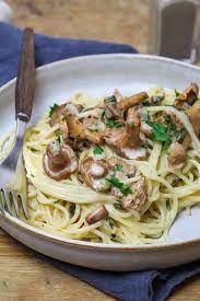 Spaghetti Mit Pfifferlingen Rezept Nudeln Mit Pfifferlingen Pfifferlinge Leckeres Essen