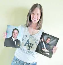 Girl follows brothers to service academy