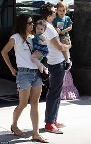 Johnny knoxville goes by johnny jackass, pj, and jj knoxville. Johnny Knoxville Takes His Family On An Adventure To The Farmer S Market Daily Mail Online