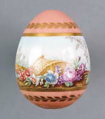 Easter is one of the most significant christian festivals and holidays. A Berlin Salmon Pink Ground Easter Egg