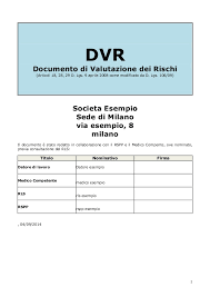 Dvr Esempio