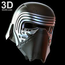 3d Printable Model Captain America Civil War Helmet V2 0 Print File Format Stl Do3d Com 3d Printable Models Star Wars Vii Kylo Ren Helmet
