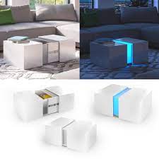 269,99 €* 49,99 € beliebt. Vicco Led Couchtisch Dandy Weiss Hochglanz Kaufland De