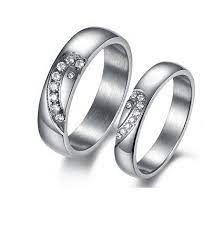 Jual Cincin Perak Model Love Lapis Emas Putih Cg 14 Baru Aksesoris Perhiasan Couple Te Matching Wedding Rings Stainless Steel Wedding Ring Steel Wedding Ring