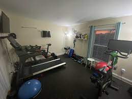Ken glah and jan wanklyn live in a quaint brick twin in west chester, pa., outside philadelphia, with a cozy front porch, an elaborate playhouse in the backyard, and a swimming pool in the basement. Upgraded The Pain Cave Triathlon