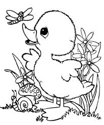 Show your kids a fun way to learn the abcs with alphabet printables they can color. Cute Duck Coloring Pages