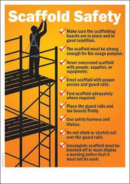 Scaffoldsafety Skytopbuilders Safety Posters Health And Safety Poster Scaffolding Safety