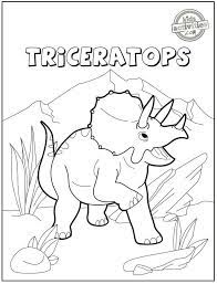 (he was herbivorous) from the gallery : Free Triceratops Coloring Pages For Kids And Adults