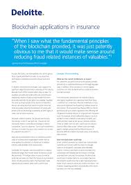 Maybe you would like to learn more about one of these? Https Www2 Deloitte Com Content Dam Deloitte Ch Documents Innovation Ch En Innovation Deloitte Blockchain App In Insurance Pdf