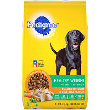 pedigree healthy weight adult dry dog food roasted chicken vegetable flavor 15 lb bag walmart com