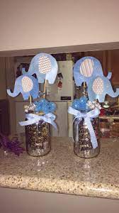 Elephant Baby Shower Center Piece Elephant Baby Shower Theme Baby Shower Decorations Baby Shower Decorations For Boys