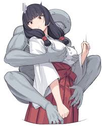 shiseki hirame, iori utahime, jujutsu kaisen, 1boy, 1girl, black hair,  blunt bangs, brown eyes, grabbing anothers breast, grabbing from  behind, groping, hakama, hetero, japanese clothes, kimono, long hair, long  sleeves, miko, molestation,