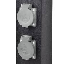 Gartensteckdose test / vergleich 2020: Gartensteckdose Steckdosenturm Schwarz Gitoparts