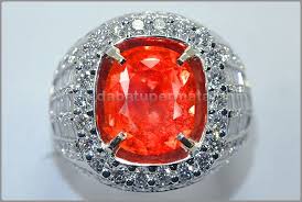 Batu delima adalah sejenis mineral silikat. Sparkling Hot Padpharascha Safir Crystal Top Pp 099 Safir Cincin Safir Cincin Pria