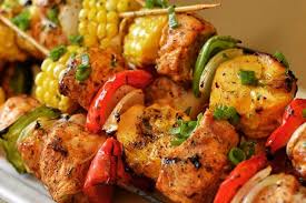 Jerk Chicken And Plantain Kebabs Taste The Islands Haitian Food Recipes Plantains Jamaican Recipes