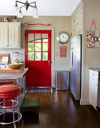 Tudor Style The Lettered Cottage Painted Interior Doors Red Door Budget Kitchen Makeover