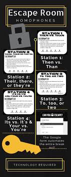 Teach Your Child To Read This Hompphones Escape Room Is Great For Beginning Of The Year Review And Pre Escape The Classroom Escape Room Middle School English