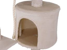 Nicchie e igloo protetti e al calduccio, le cucce da interno chiuse sono quello che tutti i gatti desiderano: Tiragraffi Per Gatti Alto 112 Cm Parco Gioco Giochi Cuccia Gatto Graffiatoio New Ebay