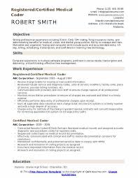 Remote Medical Coder Resume Samples Qwikresume