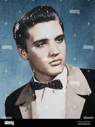 Elvis in nero immagini e fotografie stock ad alta risoluzione