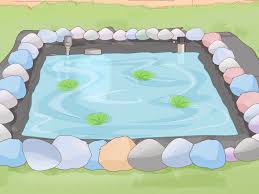 Position pond in hole, check level and. How To Make A Backyard Fish Pond 11 Steps With Pictures
