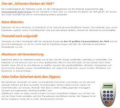 Rabodirect takes a very different approach to banking. Rabodirect Broker Bank Und Handelsmanagement Wertpapier Forum