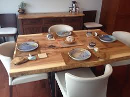 Reclaimed Wood Slab Tables For Small Space And Condo Living Dining Tables And Sets City Of Toronto Kijiji Wood Slab Table Dining Table Slab Table