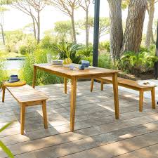 Table De Jardin Rectangulaire Tiwi Acacia En 2020 Table De Jardin Table De Jardin Bois Table De Jardin Pliante