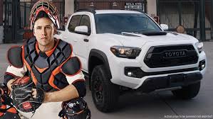 Touch device users, explore by touch or with swipe gestures. Take The Field With Buster Posey And Drive Away With His 2019 Toyota T